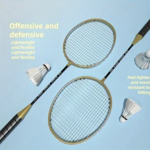 2pcs Professional Badminton Racket Set